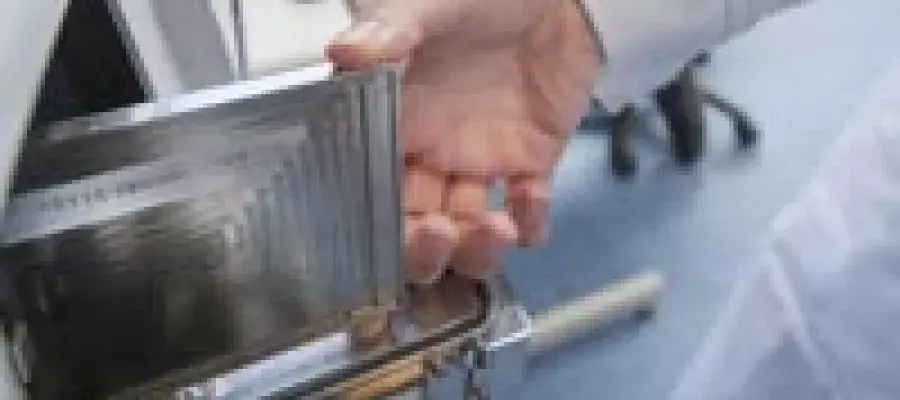 An instrument in use